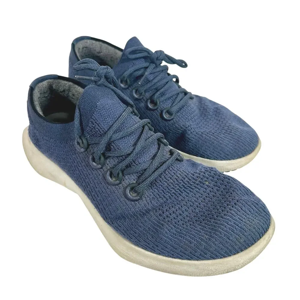 Allbirds TR Tree Runners Comfort Running Shoes Sneaker Blue Mens Size 13.5